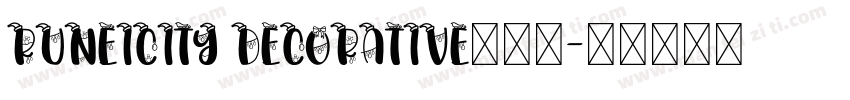 Runeicity Decorative转换器字体转换